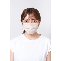 Kirei Mask（キレイマスク） コーディネートカラー（ピンク・ベージュ）すこし小さめ 1箱（40枚入） 川本産業 カラーマスク