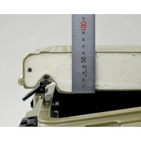 YAMAZEN クーラーボツクス42.5L 厚み約6cmの断熱材で高い保冷性能を実現 PCB-42.5L(BE) 1台（直送品）