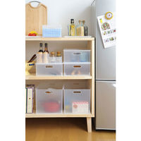 収納ケース squ+ インボックス L クリア 透明 NIB-LCL サンカ 1個（わけあり品）