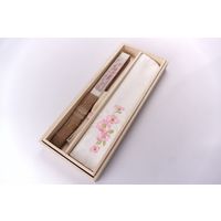 ひしだ ST-31 額透彫扇 ハナミズキ 白 7寸 1本（直送品）