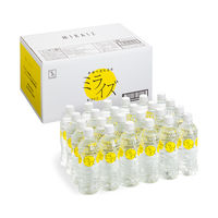 【桐箱入りギフトカード】御中元熨斗　ミライズ MIRAIZ ナチュラルミネラルウォーター 500ml 24本　専用紙袋付き（直送品）