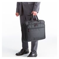 サンワサプライ マチ拡張PCバッグ(15.6インチワイド・ブラック) BAG-W4BK 1個（直送品）
