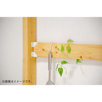 若井産業 若井 DW 1×4フック シングル ホワイト DWH01W 1個