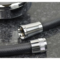 カクダイ 抗菌シャワーホース 1.6mマットBK GA-FK159 1本