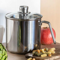 ヨシカワ バンビーノ ディープポット１６cm　IH対応 4209381 1個（直送品）