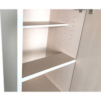 【軒先渡し】三ツ葉楽器 収納庫クリーナー 幅400×奥行375×高さ1750ｍｍ ナチュラル P4253 1台（直送品）