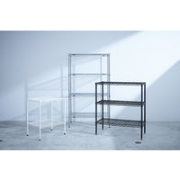 【軒先渡し】エレクター　ベーシックシリーズ　ワイヤーシェルフ　幅750×奥行300mm クローム B1230C1 1枚（直送品）