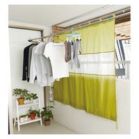 アイメディア 雨よけシート ベランダカーテン 風を通す雨よけベランダカーテン 297648 1個（直送品）