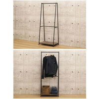 エイ・アイ・エス バルネ ハンガーラック 幅600×奥行400×高さ1500mm ブラウン BRN-05HR BR 1台（直送品）