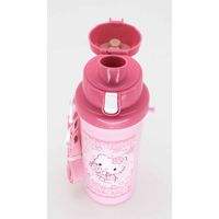 オーエスケー 水筒 プラスチック 直飲み 軽量 ハローキティ サクラ 600ml 子供 316993 1個（直送品）
