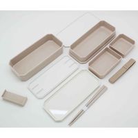 オーエスケー お弁当箱 2段 600ml 松花堂 hedgehog 380442 1個（直送品）