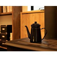 Dutchwest HW-CP1 ホーローポット 1.1L ネイビー 1個（直送品）