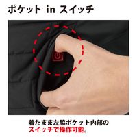 GLADIATOR G-8079 ボルトヒートクルーネックベスト L ブラック コーコス信岡 1着（直送品）