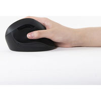 ナカバヤシ 無線静音5ボタンエルゴノミクスマウスブラック MUS-RKF179BK 1個（直送品）