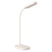 ナカバヤシ 目にやさしいLEDデスクライトホワイト UA-LED012W 1個（直送品）