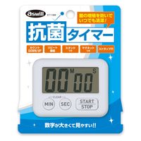 アスウィル 抗菌タイマー ホワイト KT119W 2個（直送品）