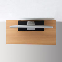 サンワサプライ 木製机上ラック(W600・ブラック) MR-LC312BK 1個（直送品）