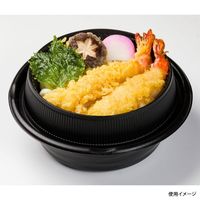 福助工業 T-丼麺 中皿 穴あり 600枚(50枚×12) 0721085 1ケース(600枚入(50枚×12袋))（直送品）