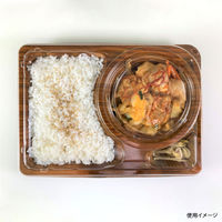 弁当容器　CBFNランチ12 栓木本体　400枚(50枚×8) 0A10312001745　シーピー化成（直送品）