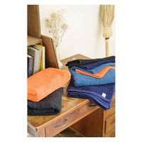 旭紡績 フェイスタオル 泉州 34×80cm いとやのタオル ピマコットン 日本製 紺 327619 1個（直送品）