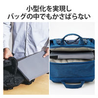 パソコンケース 14インチ 耐衝撃 スリム ファスナー式 グレー BM-IBTHF03GY Z43:AA43エレコム 1個（直送品）