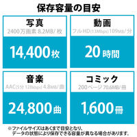 エレコム USBメモリ/USB3.1(Gen1)/Type-C/キャップ式/128GB/ブラック MF-CAU32128GBK 1個（直送品）