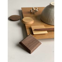 ロロ 茶托 山桜 コースター 食器 天然木 日本製 角 313756 1個（直送品）