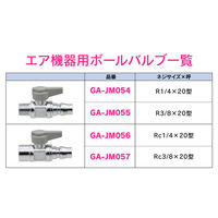 カクダイ GA-JM054ミニボールバルブ外R1/4 20型　1個（直送品）