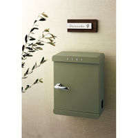 美濃クラフト かもんポスト　ＰＡＳＴ（パスト）右開き　メタリックシルバーＰＳＴーＲーＭＳ 110950 1台（直送品）