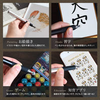 オウルテック 導電繊維とクリアなディスク型ペン先どちらも使える タッチペン シャンパンゴールド OWL-TPSE02-CG 1個