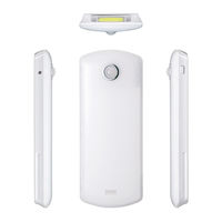 サンワサプライ LEDセンサーライト(壁コンセント用) USB-LED01N 1個