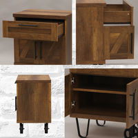 エイ・アイ・エス ロバスト キャビネット 幅600×奥行450×高さ753mm ブラウン ROB-7560CB BR 1台（直送品）