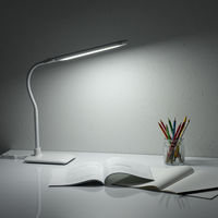 デスクライト LED スタンドライト 調光 2灯 昼光色 830lm SDL13D01WH ヤザワコーポレーション 1台