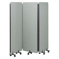 サンワサプライ 吸音パネル 3連パーティション 幅1800×奥行32×高さ1620mm グレー SPT-CN5GY 1台（直送品）