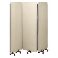 サンワサプライ 吸音パネル 3連パーティション 幅1800×奥行32×高さ1620mm ベージュ SPT-CN5BG 1台（直送品）