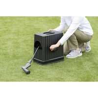 アイリスオーヤマ フルカバーホースリールEX 20M ダークグレー/ブラック FHEXNー20 1台