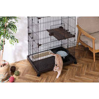 アイリスオーヤマ ペットケージ ウォールナット PEC-902V 1台