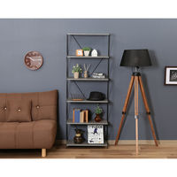 不二貿易 EZBO ワイヤーラック ６段 幅620×奥行310×高さ1700mm グレー 77557 1台（直送品）