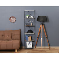 不二貿易 EZBO ワイヤーラック ６段 幅420×奥行310×高さ1700mm グレー 77556 1台（直送品）