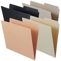 リヒトラブ Roomy 個別フォルダー A4 1山 グレー F292-27 1セット（9枚：3枚組×3）