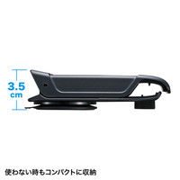 サンワサプライ スマートフォン用クリップ型車載ホルダー（強力ゲル吸盤） CAR-HLD9BK 1個（直送品）