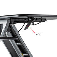 サンワサプライ エルゴノミクスリフトアップデスク MR-ERGST2BK 幅680×奥行734×高さ170～430mm 1台（直送品）