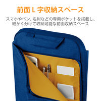 インナーケース パソコンバッグ 撥水加工 ～13.3インチ 取っ手付 オフトコ ネイビー BM-IBOF13NV エレコム 1個