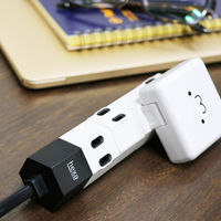 延長コード 電源タップ コンセント 回転型　hexa 1m 2ピン 4個口 ホワイト T-HX7-2410WH エレコム 1個（直送品）