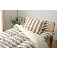 イケヒコ 寝具3点セット 『ロカ（ボーダー）3点セット』 ベージュ シングル 1枚（直送品）