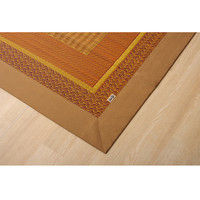 イケヒコ 純国産 い草ラグカーペット 『ランクス総色』 ベージュ 約191×191cm 1枚（直送品）