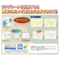 ササガワ 厚口OA賞状用紙 白 B4判 縦書用 10-1370 1冊(100枚)