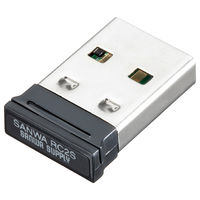 ワイヤレスマウス　無線　静音　5ボタン　大型サイズ　ブルーLED　MA-ASWBL43R　サンワサプライ　1個（直送品）