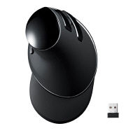 サンワサプライ ワイヤレスブルーLEDエルゴマウス MA-ERGW13 1個（直送品）