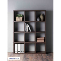 フナモコ FREEDOM（フリーダム）オープンシェルフ4×3タイプ 幅114.7×奥行29.7×高さ151.5cm エリーゼアッシュ RSA-430（直送品）